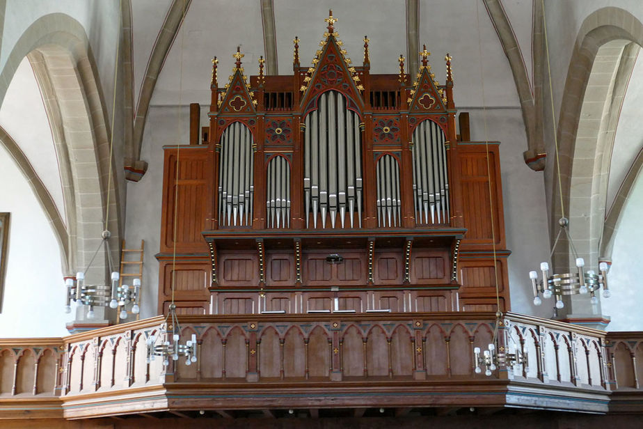 Die neue "Lötzerich" Orgel in der Naumburger Stadtpfarrkirche